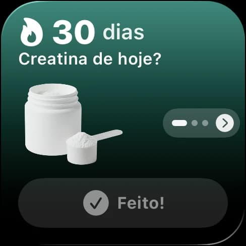 Today's creatine? 21 days